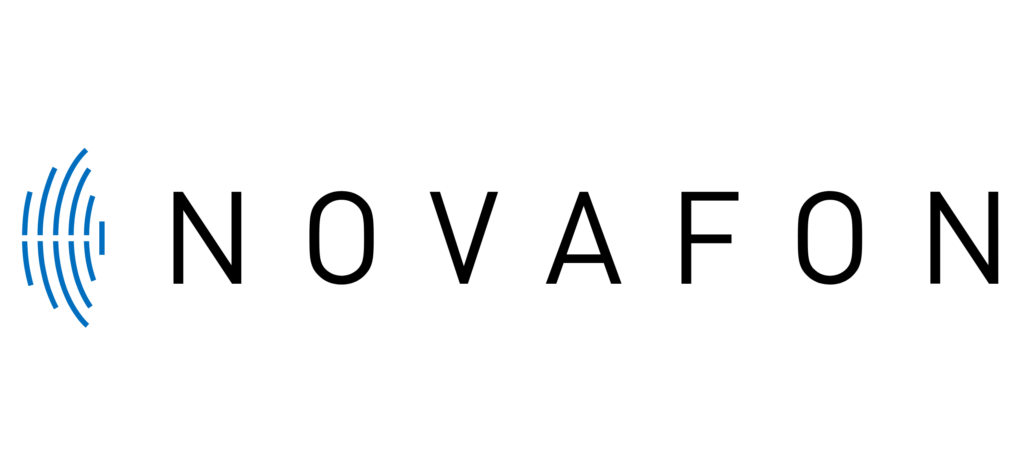 Logo des Therapiegerätes Novafon